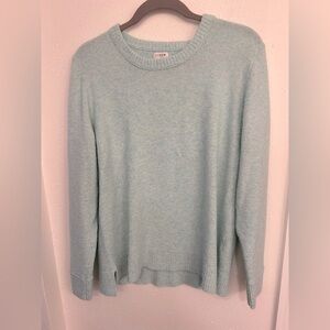 Mint green super soft jcrew sweater size xl.  Piling as shown.